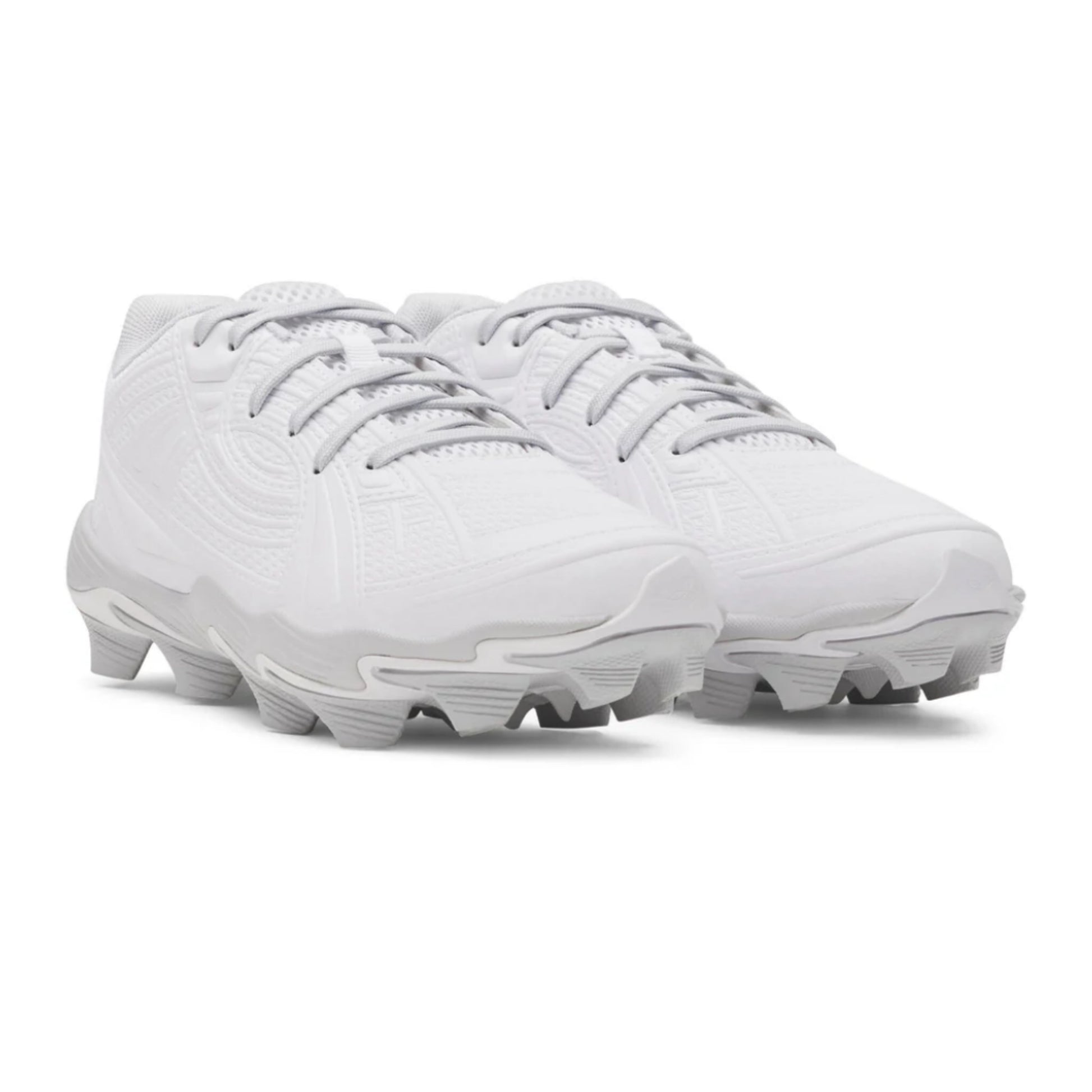 A photo of the Under Armour Glyde Sola RM Women's Softball Cleats in colour white.