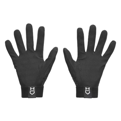 A photo of the Under Armour Glyde Women's Batting Gloves in colour black.