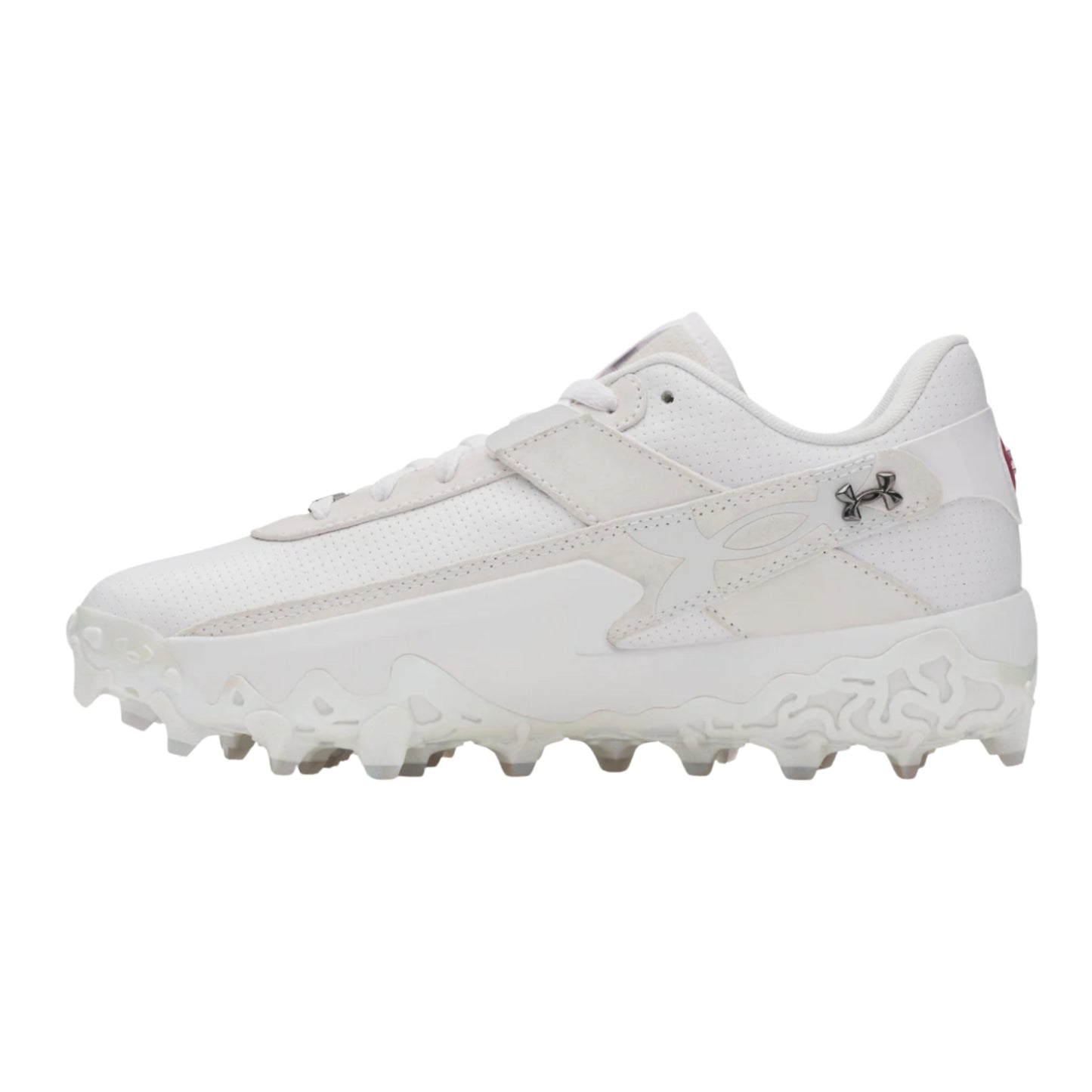 A photo of the Under Armour Harper 10 Pro TPU Men's Baseball Cleats in colour white.