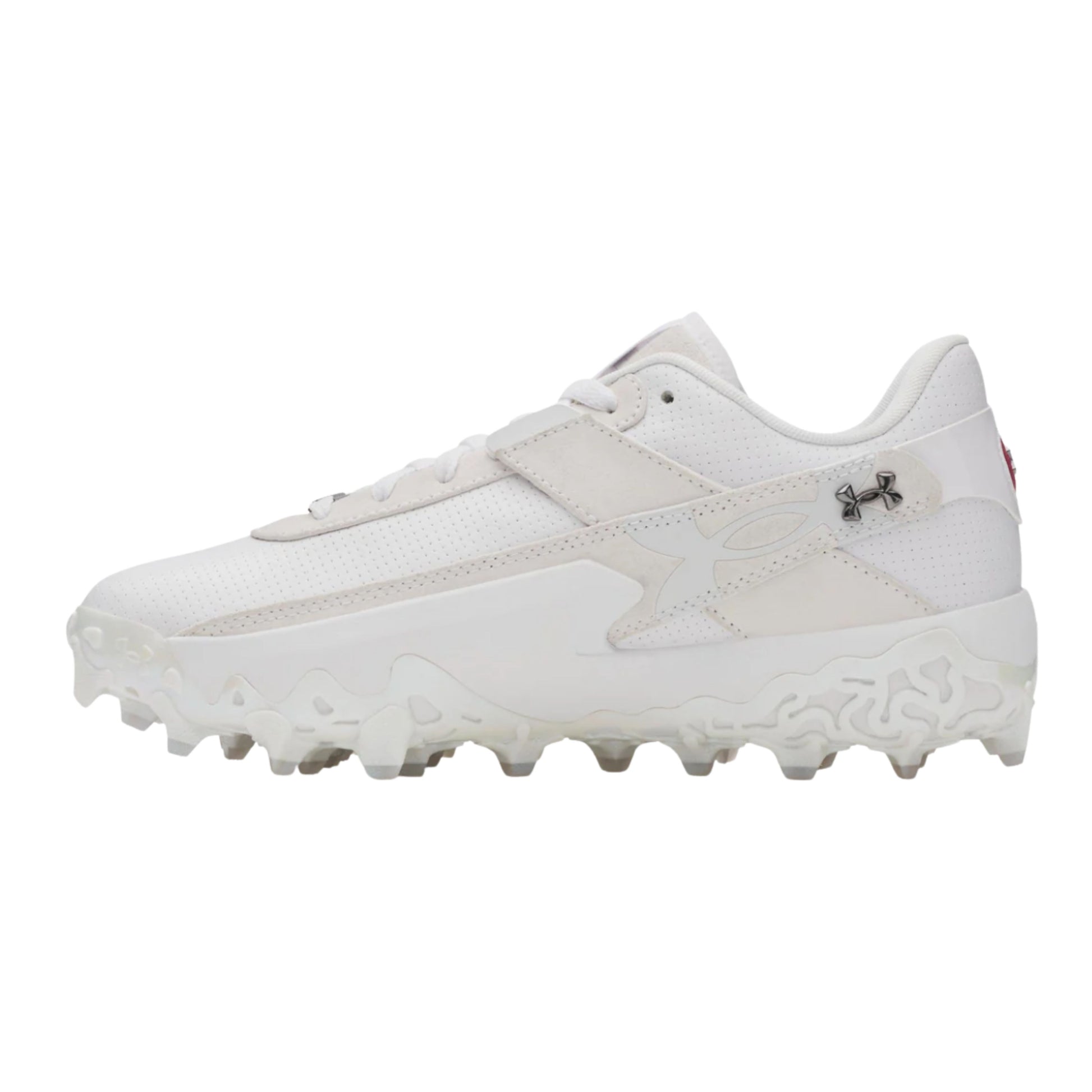 A photo of the Under Armour Harper 10 Pro TPU Men's Baseball Cleats in colour white.