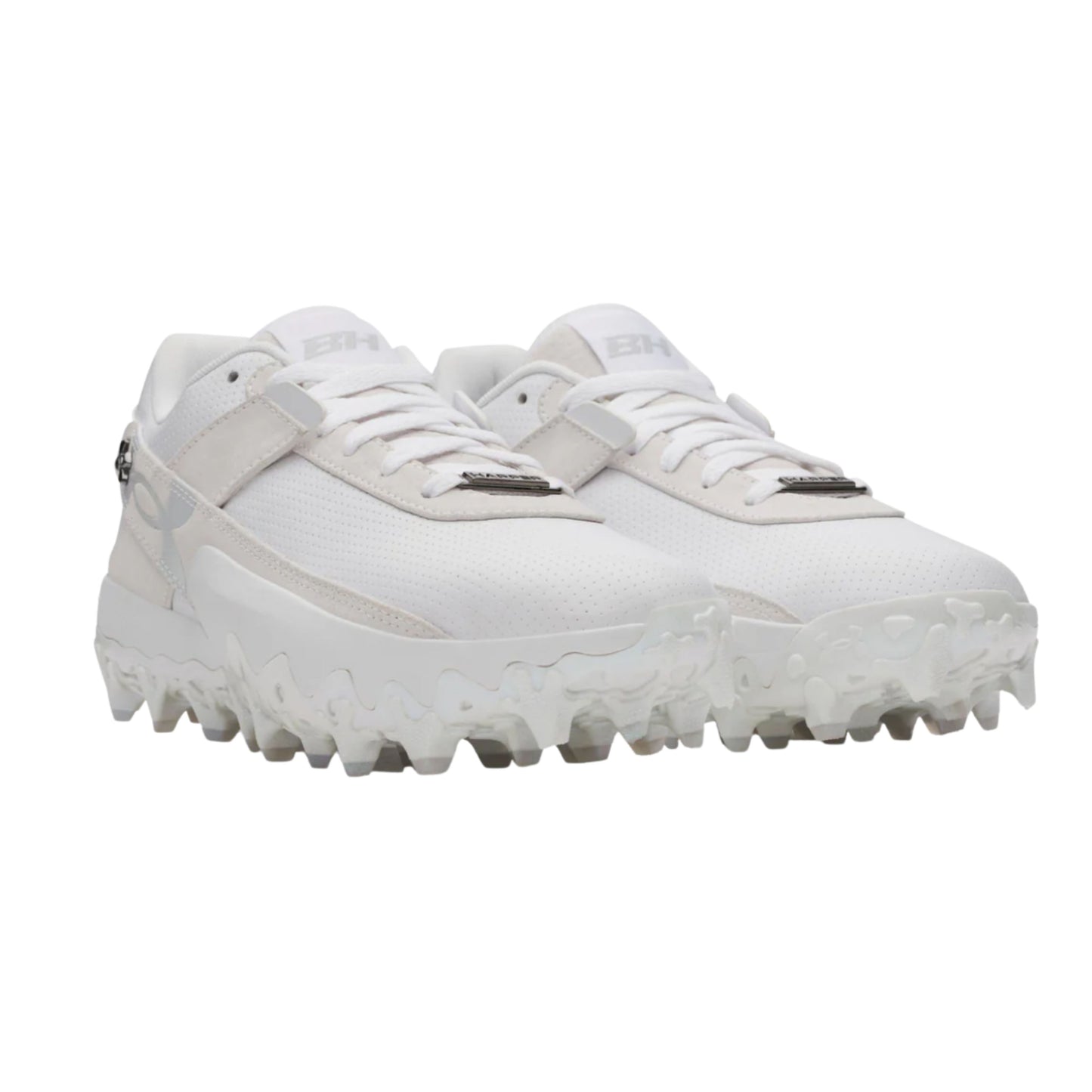 A photo of the Under Armour Harper 10 Pro TPU Men's Baseball Cleats in colour white.