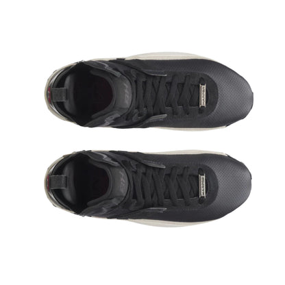 A photo of the Under Armour Harper 10 Pro TPU Mid Men's Baseball Cleats in colour black and white.