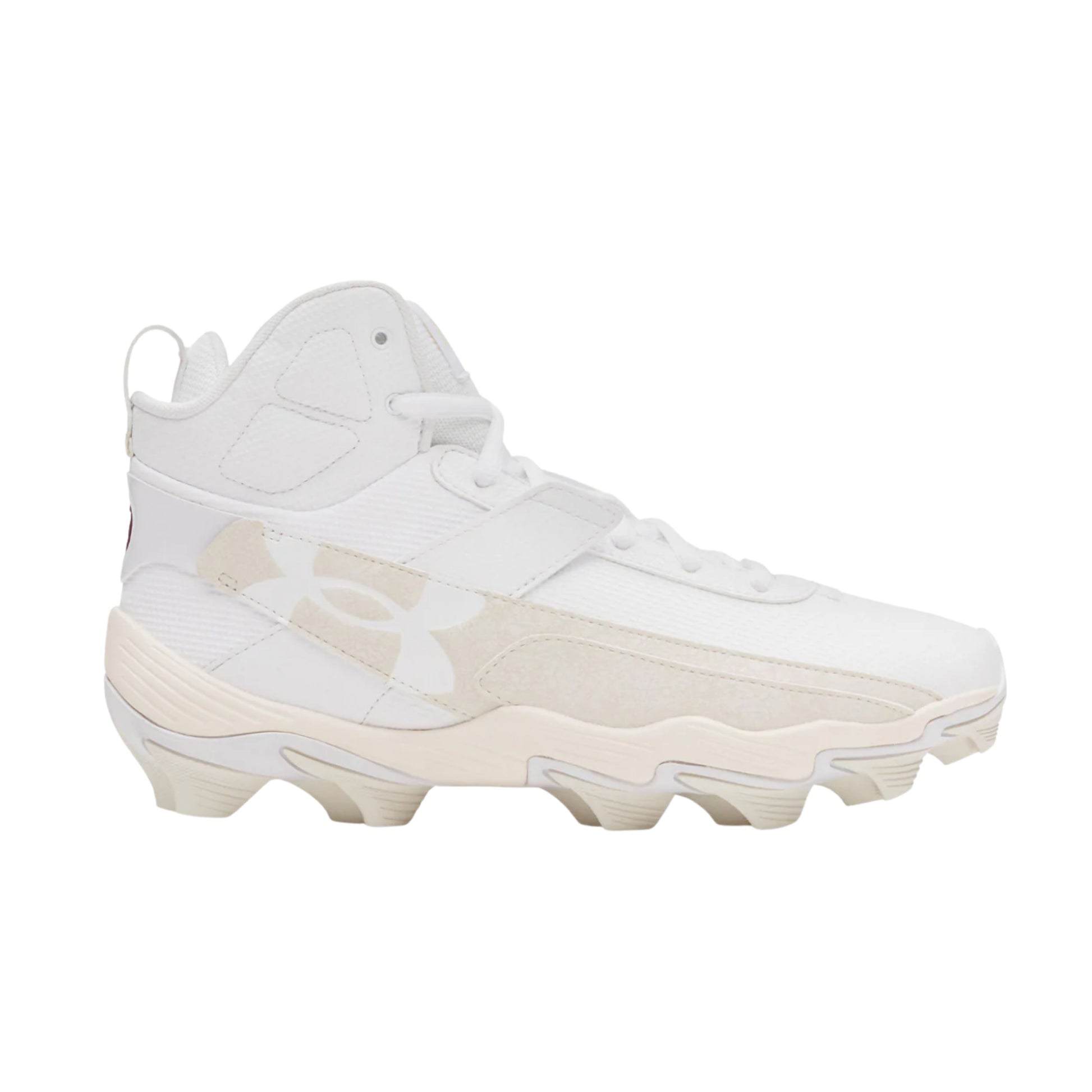 A photo of the Under Armour Harper 10 RM Men's Baseball Cleats in colour white.