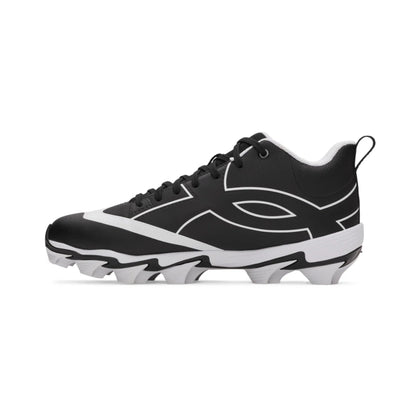 A photo of the Under Armour Leadoff Icon Mid Men's Baseball Cleats in colour black and white.