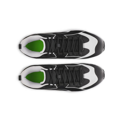 A photo of the Under Armour Leadoff Icon Mid Men's Baseball Cleats in colour black and white.