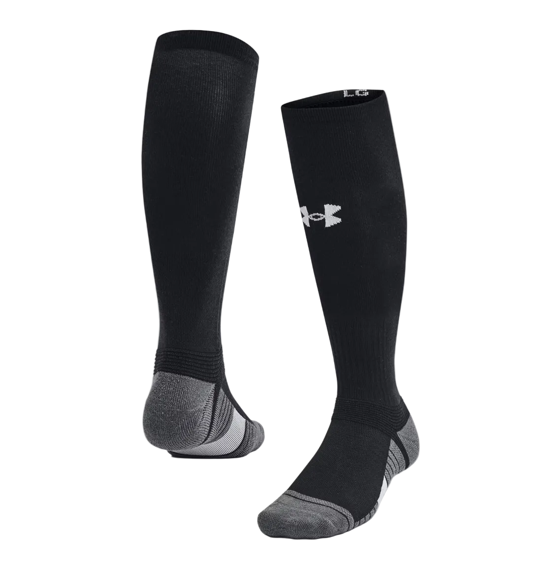 A photo of the Under Armour Team Unisex Over-The-Calf Socks in colour black