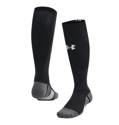 A photo of the Under Armour Team Unisex Over-The-Calf Socks in colour black