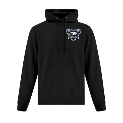 A photo of the Valley View Public School Hoodie in colour black.