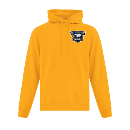 A photo of the Valley View Public School Hoodie in colour gold.