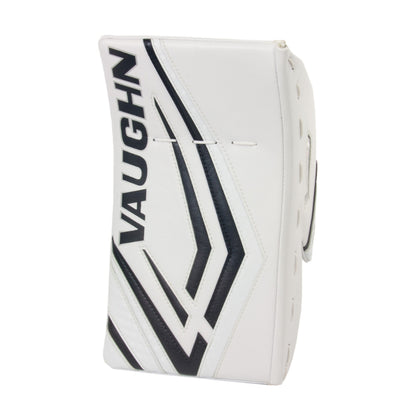 A photo of the Vaughn VX1 Intermediate Goalie Blocker in colour white and black.