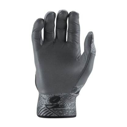 A photo of the Victus NOX Batting Gloves in colour grey and black.
