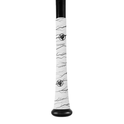 A photo of the VukGripz Pulse Baseball Bat Grip in colour white.