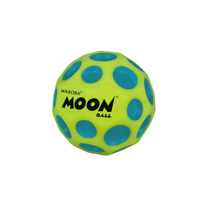 A photo of the Waboba Martian Moon Balls in colour green and blue.