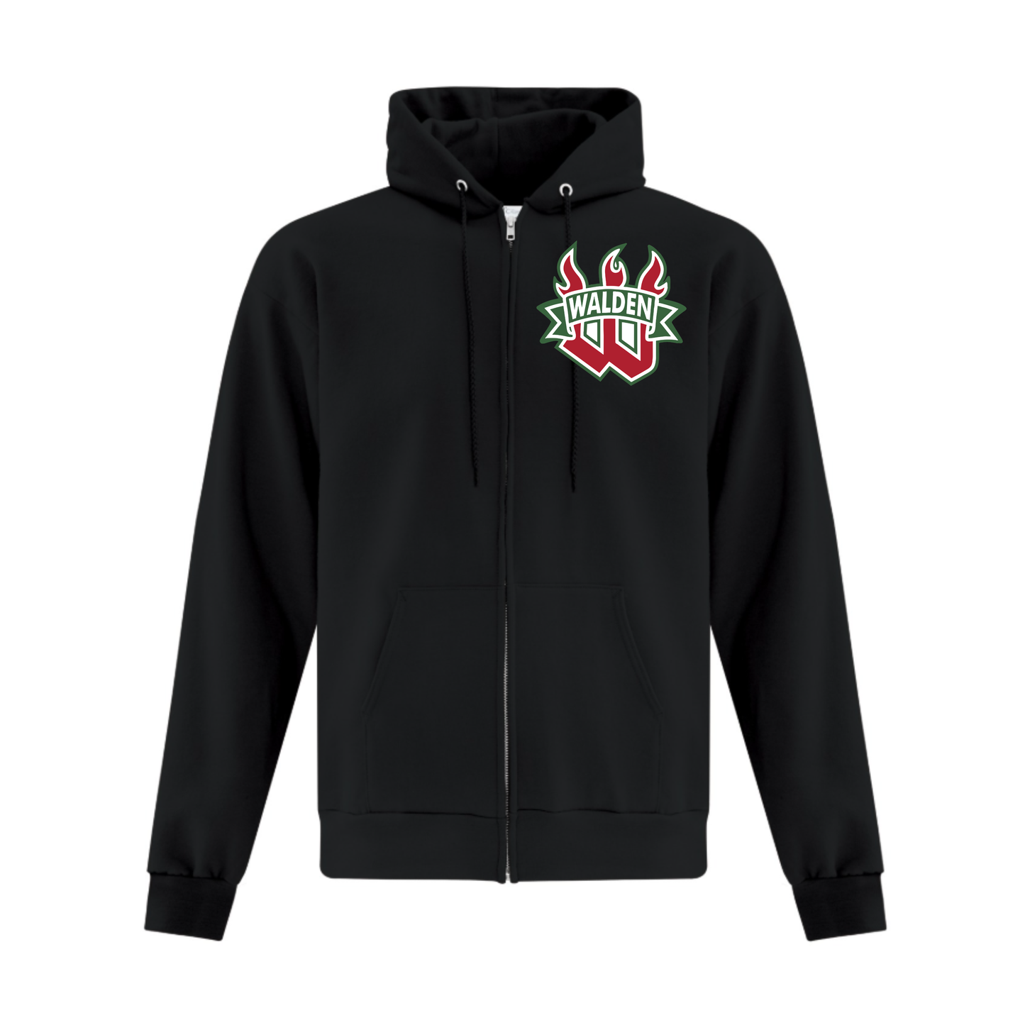 A photo of the Walden Minor Hockey Association - Full Zip in colour black.