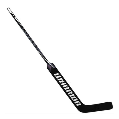 A photo of the Warrior Covert QR10 Goalie Stick in colour black and purple.