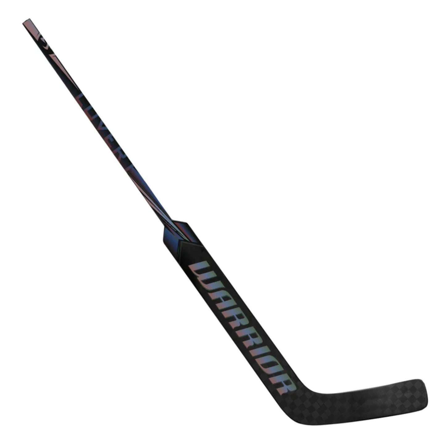 A photo of the Warrior Hockey Covert QR Goalie Stick in colour black and purple.