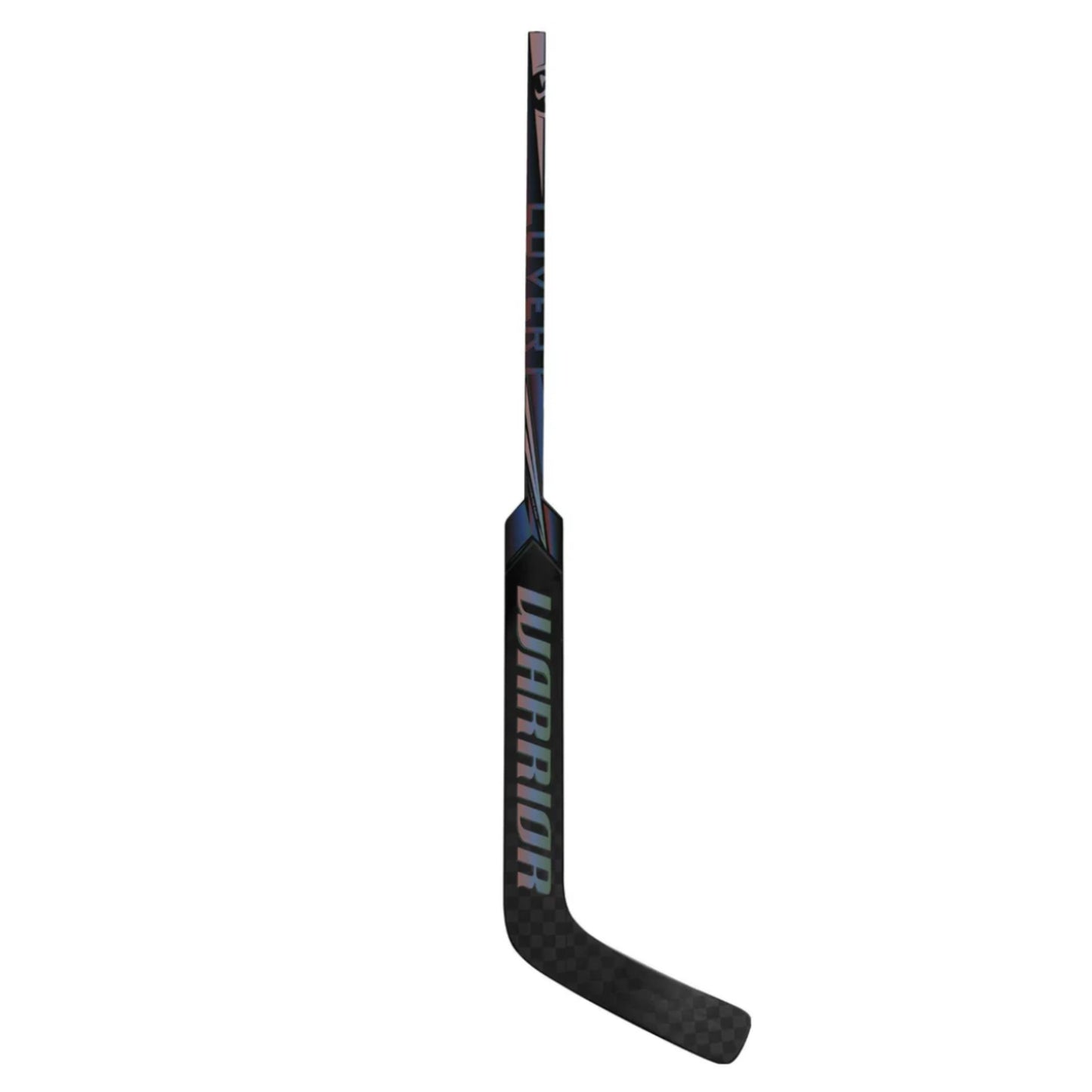 A photo of the Warrior Hockey Covert QR Goalie Stick in colour black and purple.