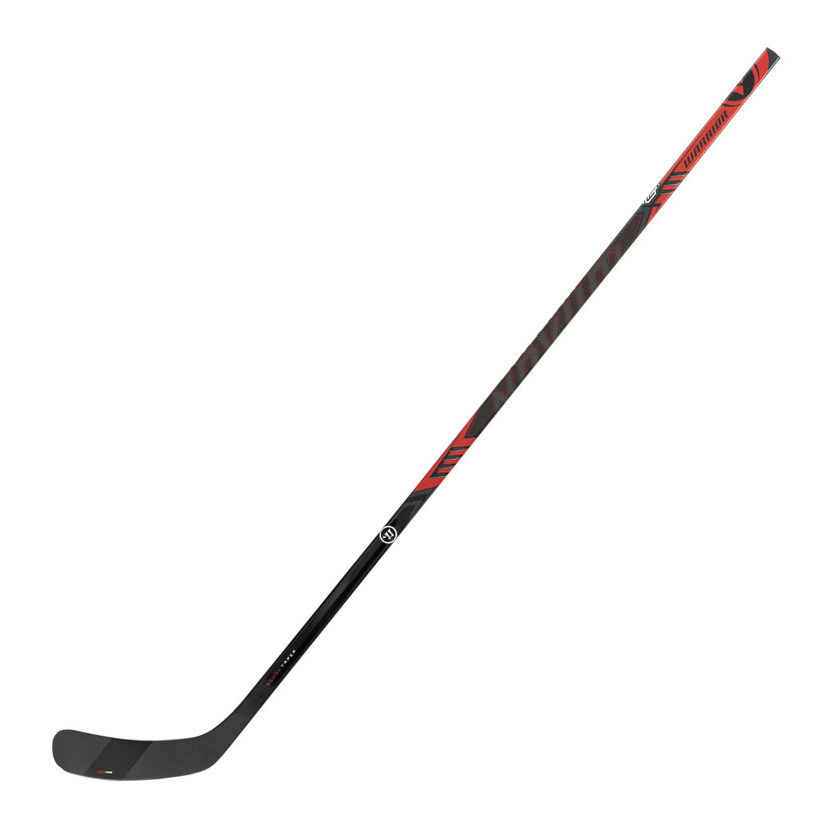 A photo of the Warrior Novium 3 SP Junior Hockey Stick in colour black and red.