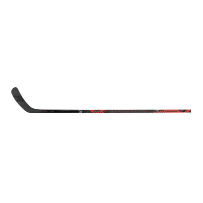 A photo of the Warrior Novium 3 SP Junior Hockey Stick in colour black and red.