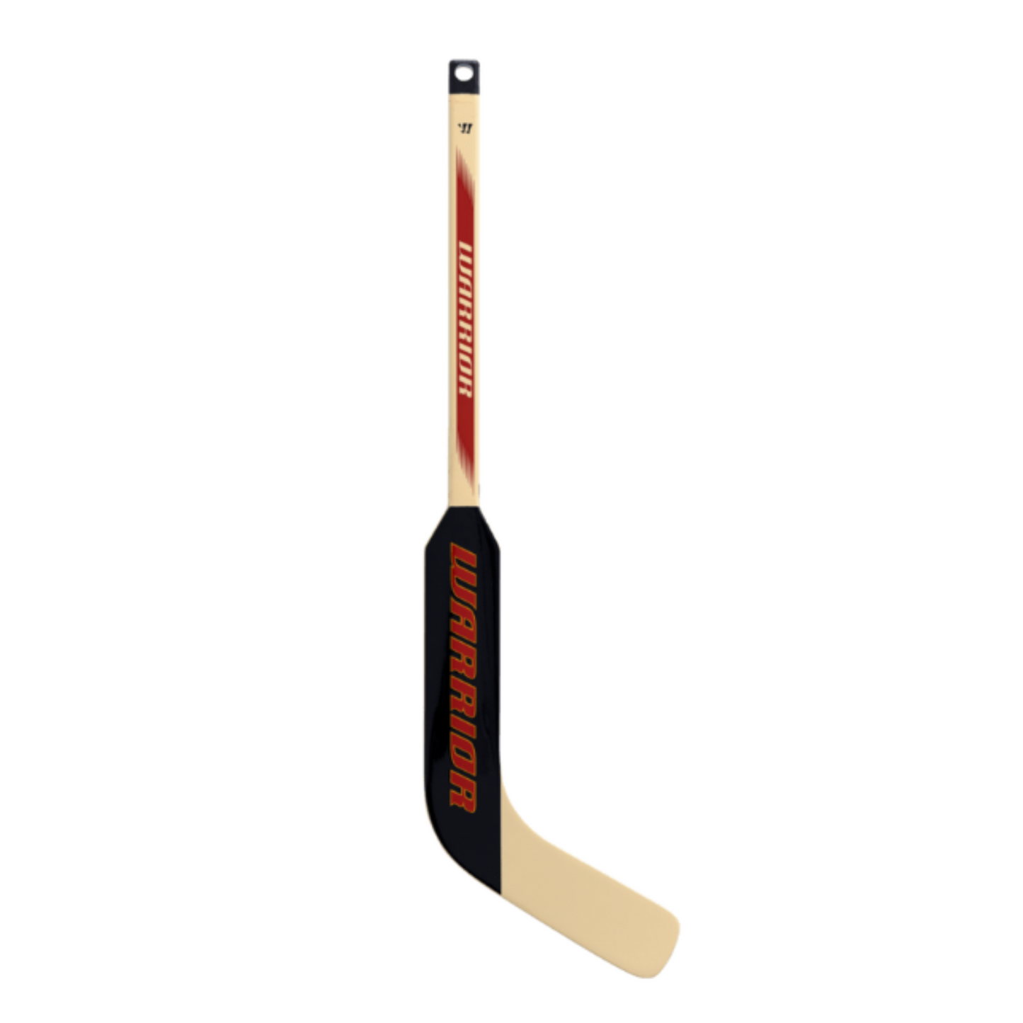 A photo of the Warrior Swagger Goal Mini Stick in colour black and wood.