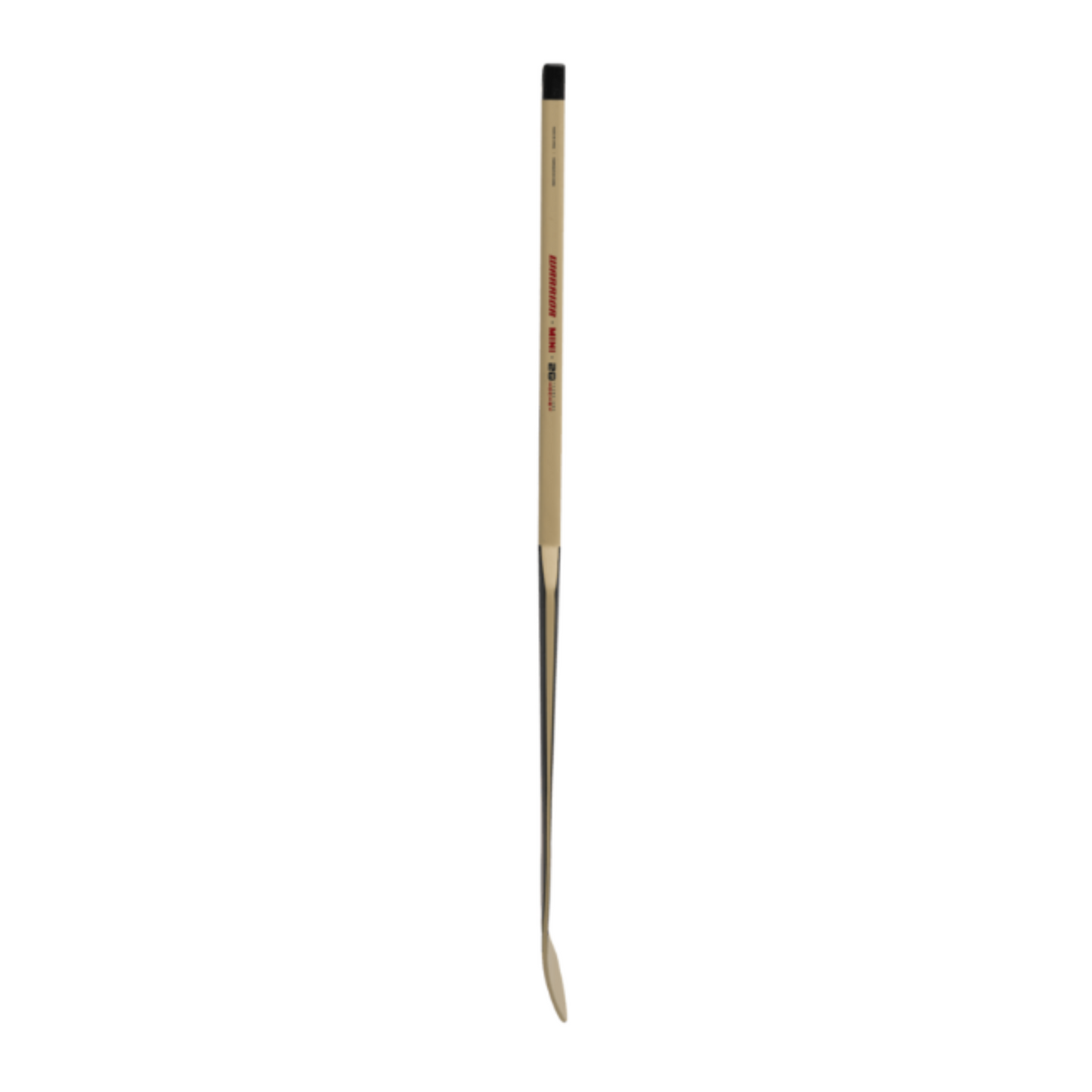 A photo of the Warrior Swagger Goal Mini Stick in colour black and wood.