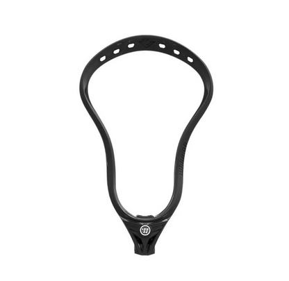 A photo of the Warrior EVO V Unstrung Lacrosse Head in colour black.