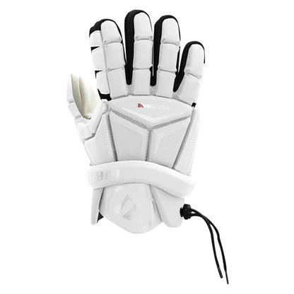 A photo of the Warrior Franchise LT Lacrosse Gloves in colour white.