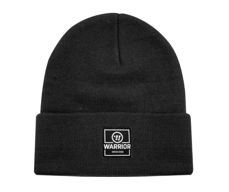 A photo of the Warrior Knit Beanie in colour black.