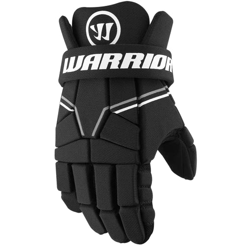A photo of the Warrior Burn Next Lacrosse Gloves in colour black front view