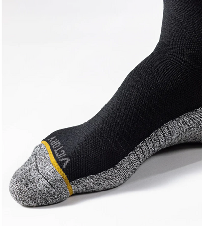 A photo of the Warroad Game Day Tech Hockey Socks in colour black.