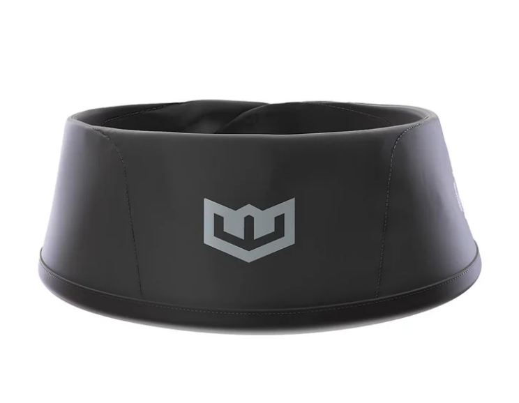 A photo of the Warroad Tilo Hockey Neck Guard - Jr/Sr in colour black.