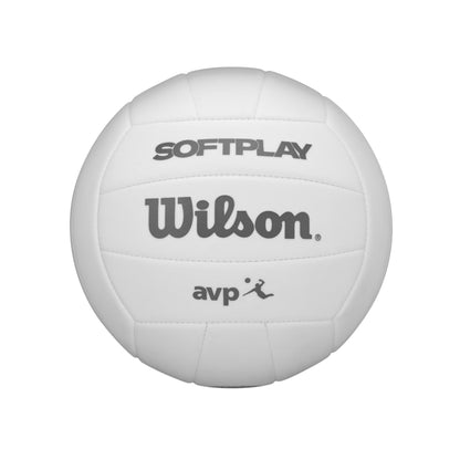 A photo of the Wilson AVP Soft Play Volleyball in colour white.