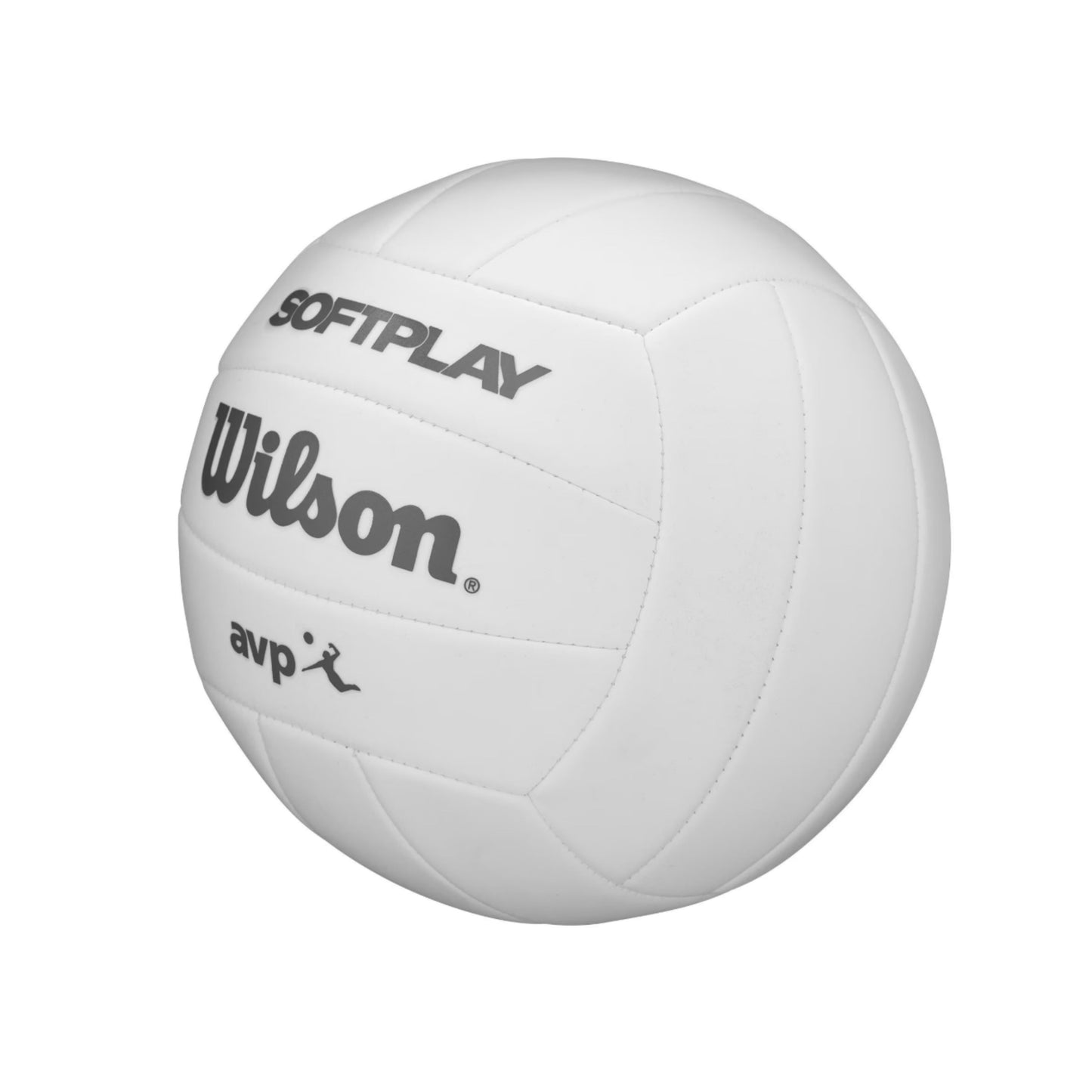 A photo of the Wilson AVP Soft Play Volleyball in colour white.