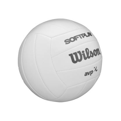 A photo of the Wilson AVP Soft Play Volleyball in colour white.