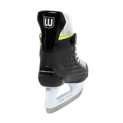 A photo of the Winnwell AMP500 Senior Hockey Skates in colour black.