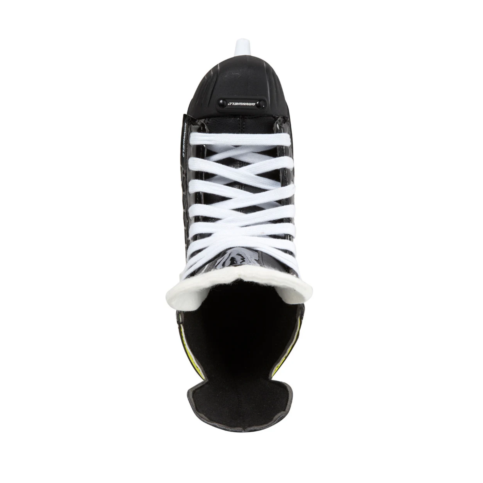 A photo of the Winnwell AMP500 Senior Hockey Skates in colour black.