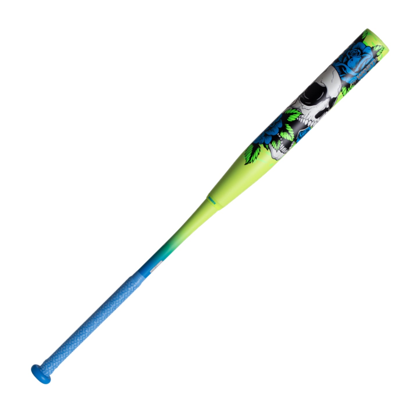 A photo of the Worth Bedlam 12.5" XL Load USSSA Slo-Pitch Bat (2026) in colour green and blue.