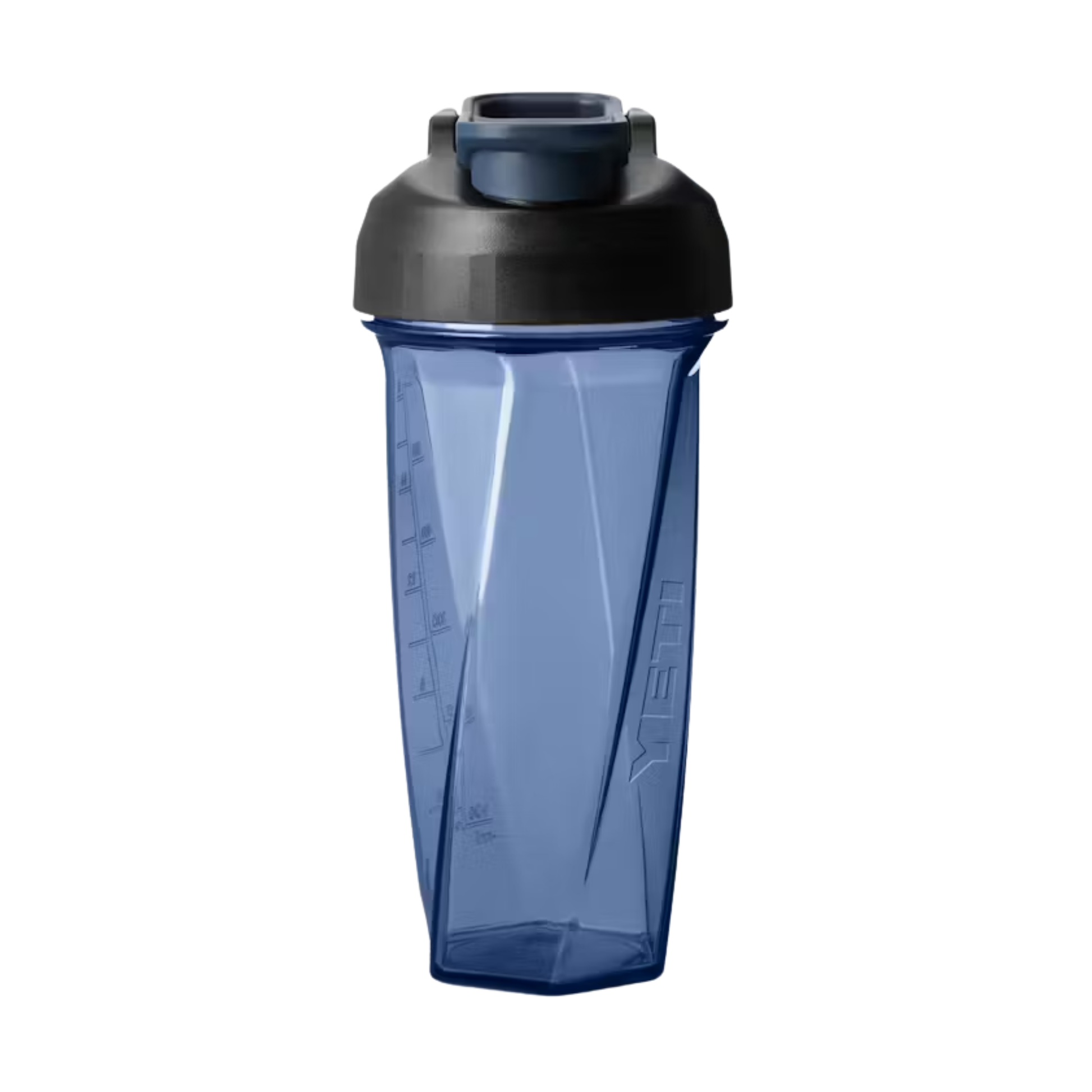 A photo of the YETI Yonder 27oz Shaker Bottle w/ Helimix Technology in colour navy blue.