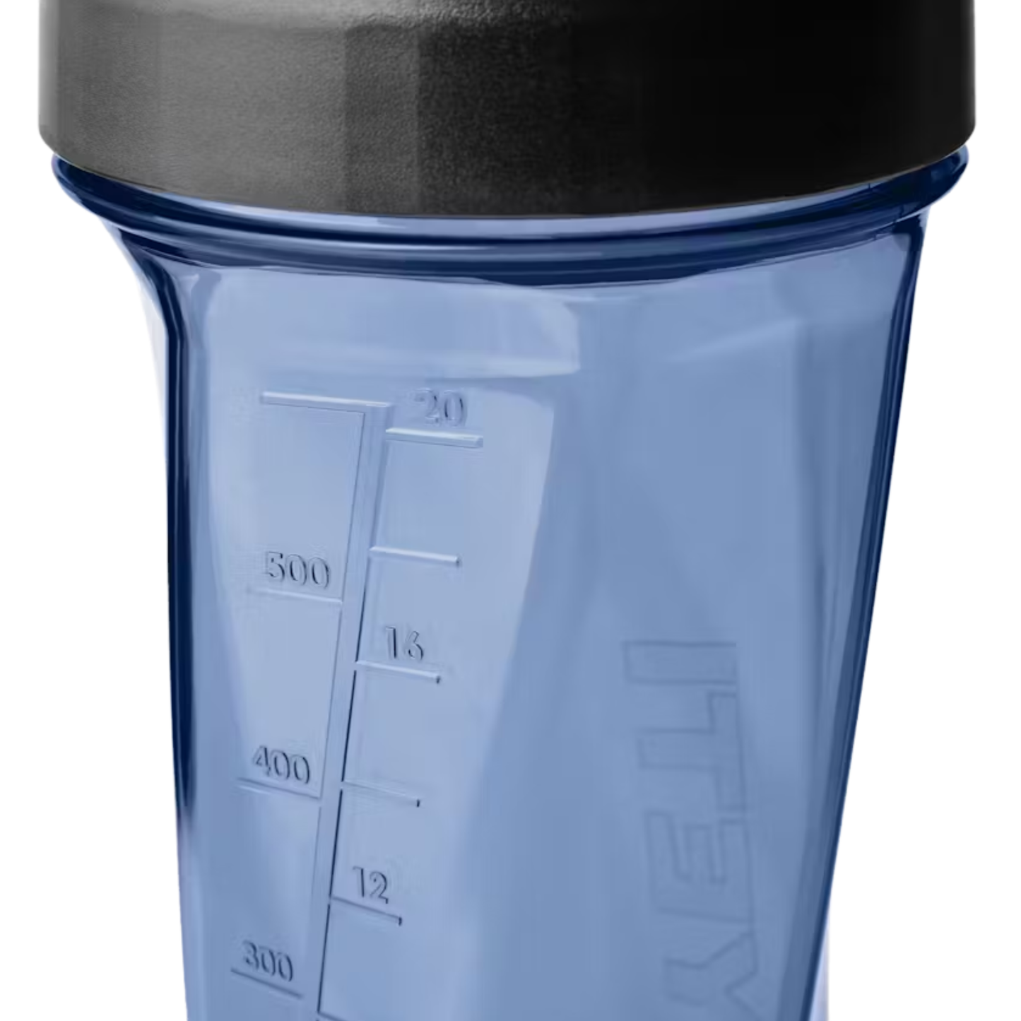 A photo of the YETI Yonder 27oz Shaker Bottle w/ Helimix Technology in colour navy blue.