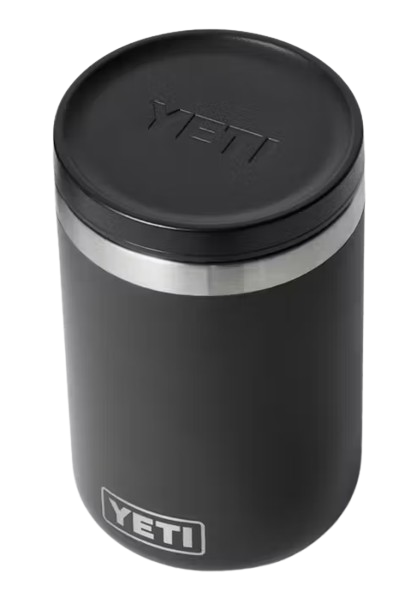A photo of the YETI Rambler® 16 oz Insulated Food Jar in colour black. 