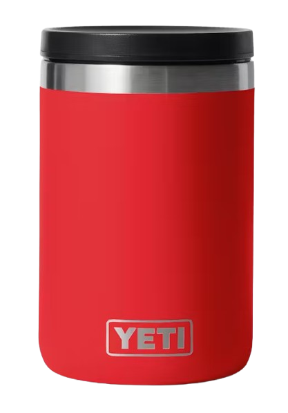 A photo of the YETI Rambler® 16 oz Insulated Food Jar in colour rescue red. 