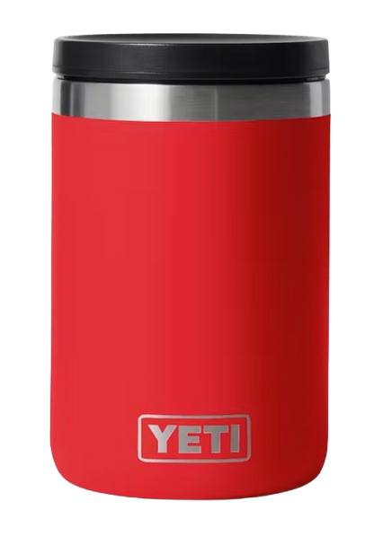 A photo of the YETI Rambler® 16 oz Insulated Food Jar in colour rescue red. 