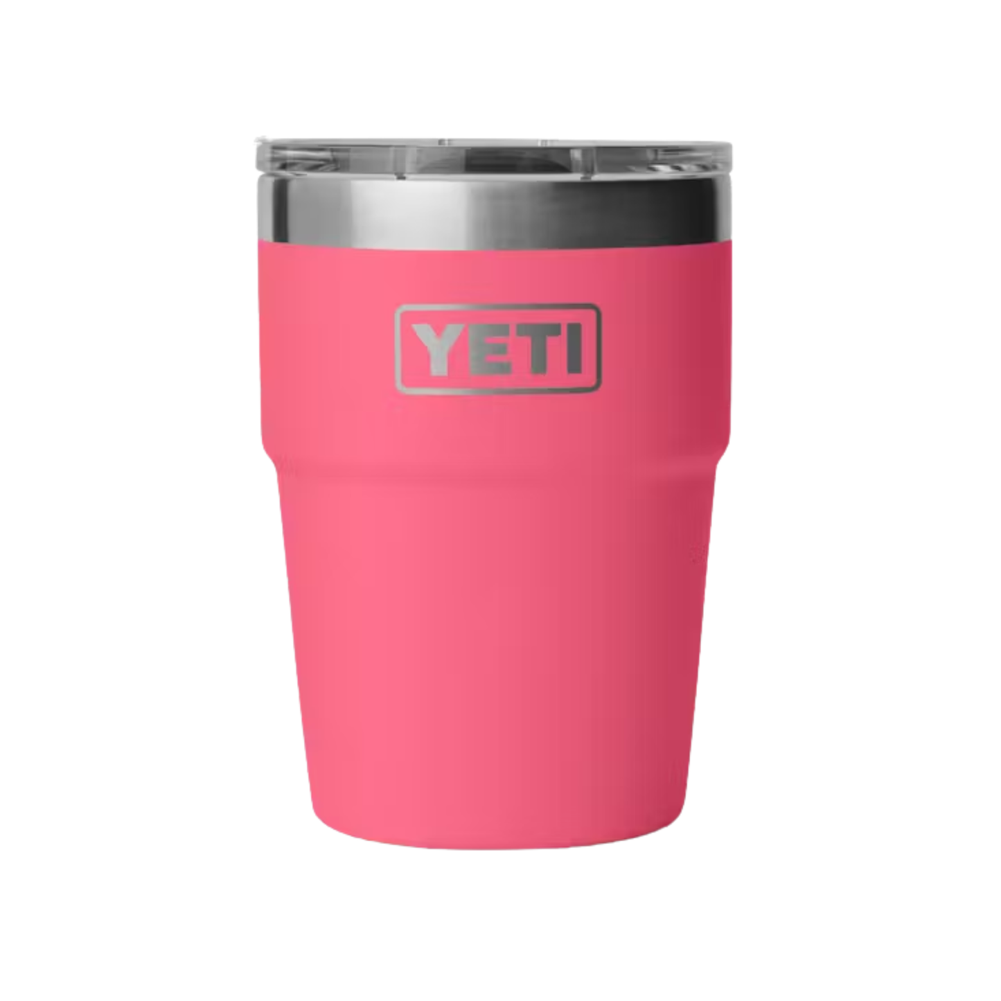 A photo of the Yeti 16 oz Stackable Rambler with Magslider™ Lid in colour pink.