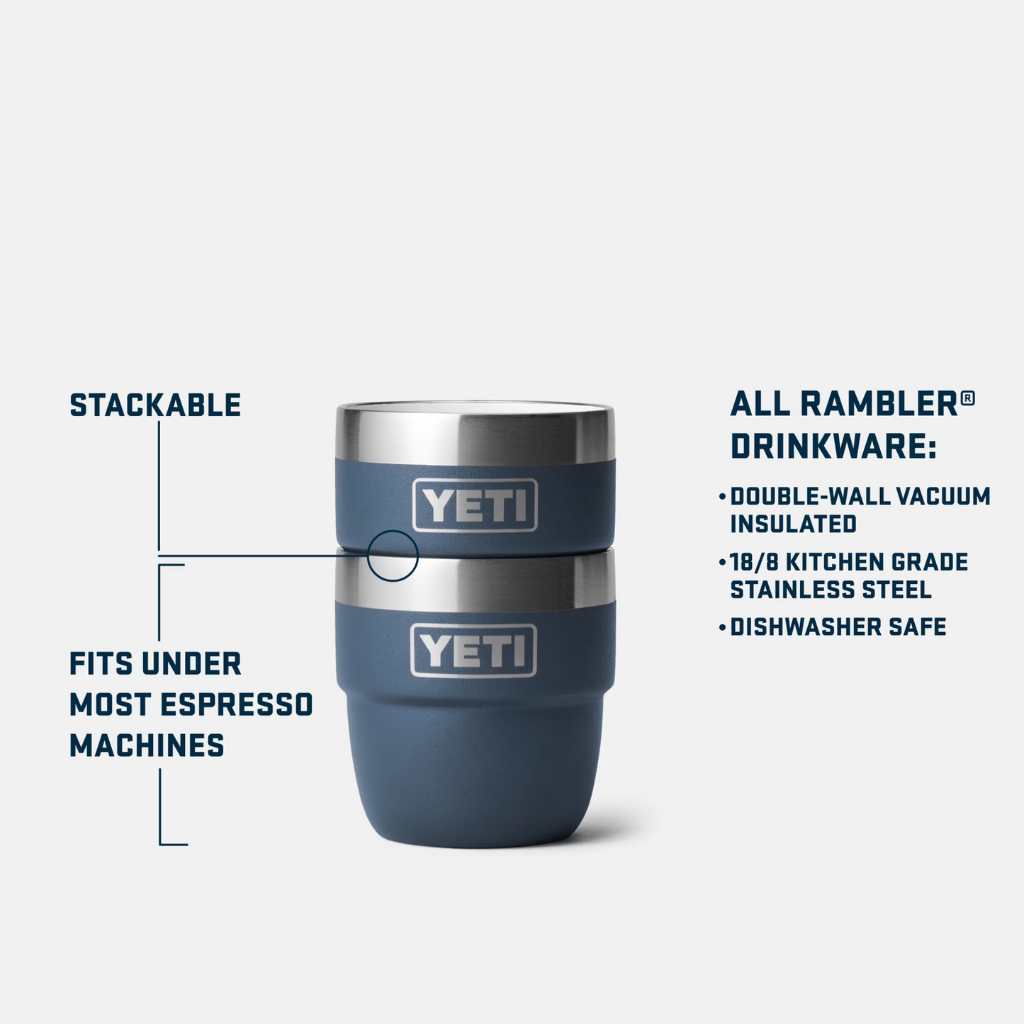 Yeti 4oz Stackable Espresso Cup