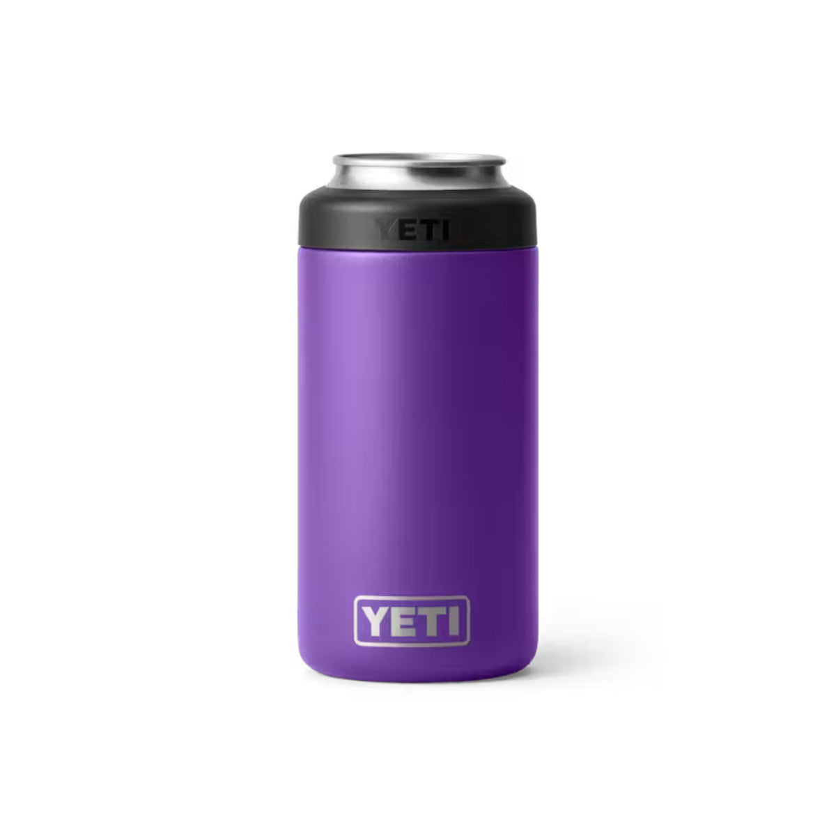 A photo of the Yeti Rambler 16 oz Colster Tall Can Insulator in colour purple.