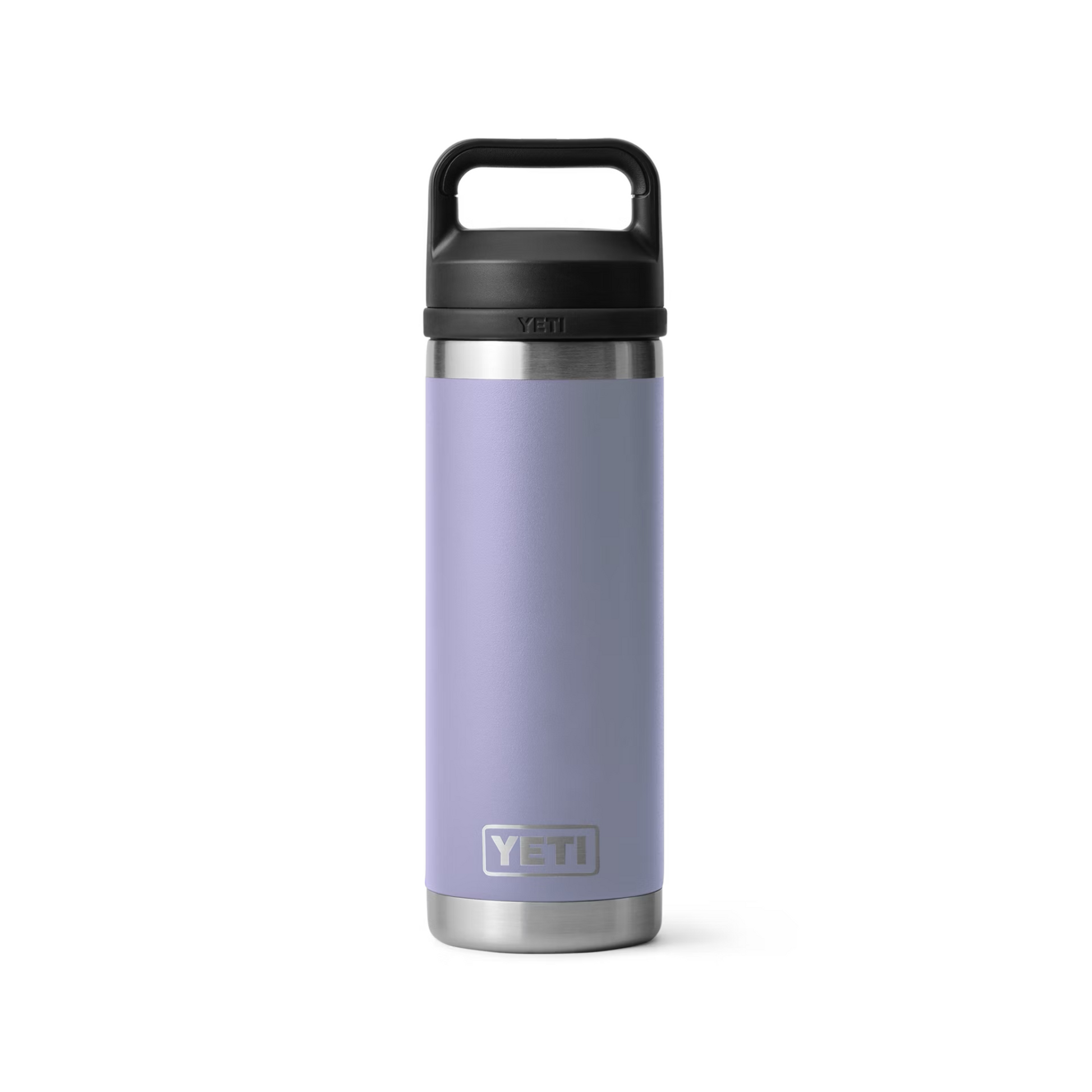 A photo of the Yeti Rambler 18oz Bottle with Chug Cap in colour cosmic lilac purple