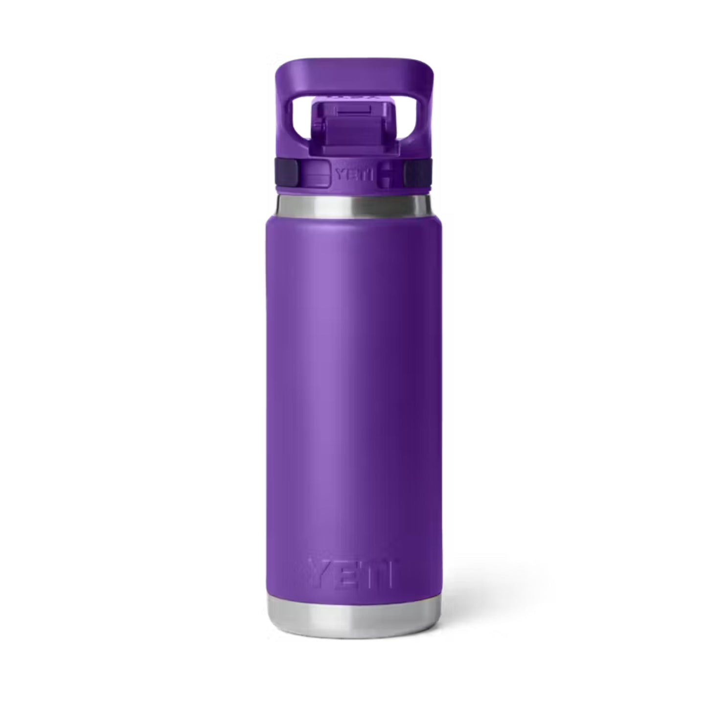 A photo of the Yeti Rambler 26 oz Bottle with Flip Chug Cap in colour purple.