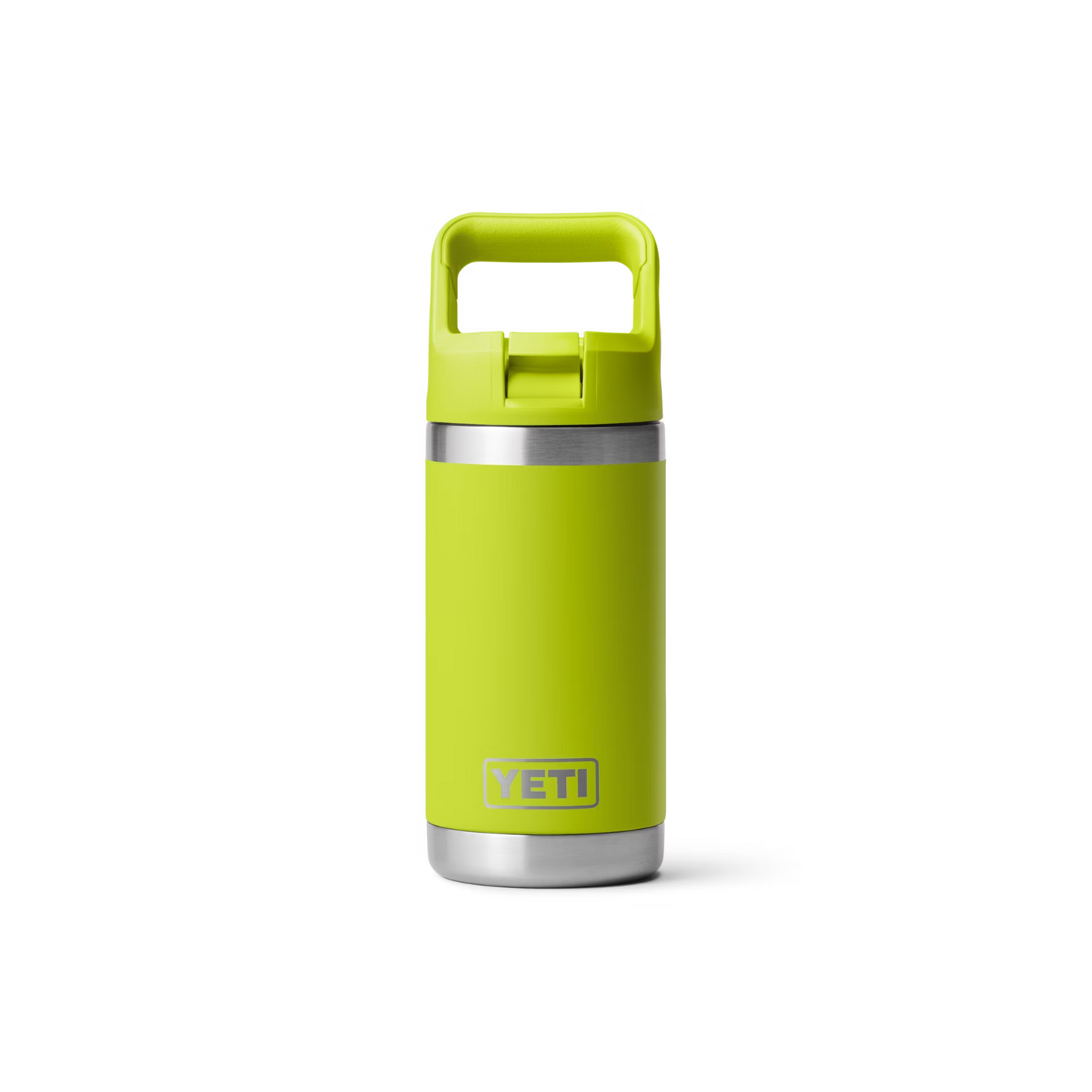 A photo of the Yeti Rambler Junior 12oz Kids Bottle in colour chartreuse 