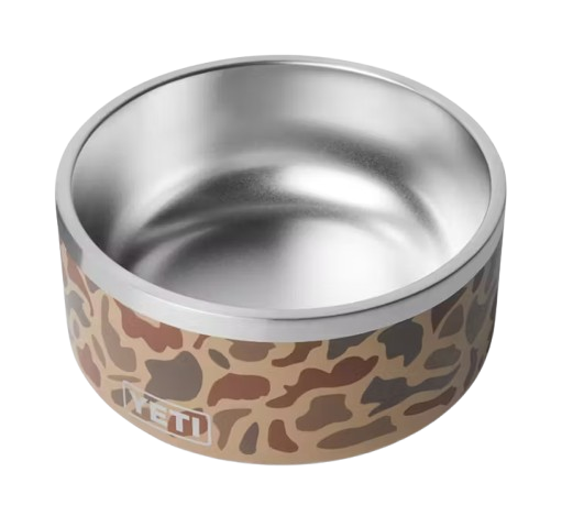A photo of the Yeti Boomer 8 Dog Bowl in colour wetlands camo.