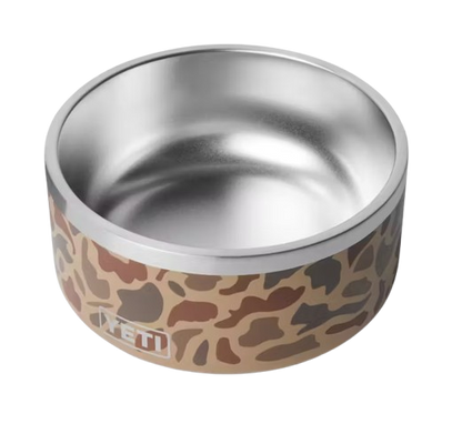 A photo of the Yeti Boomer 8 Dog Bowl in colour wetlands camo.